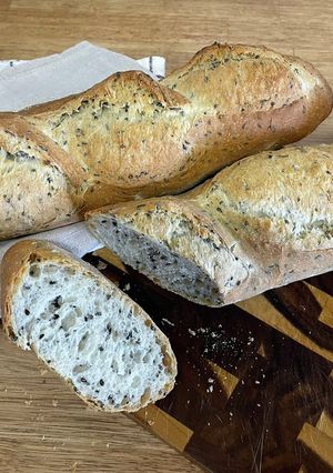 香りを追求した!ごまフランス-レシピのメイン写真