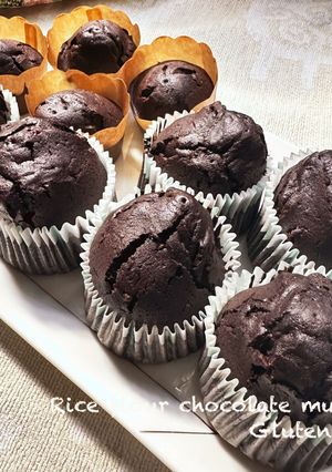 米粉チョコチップマフィン　グルテンフリー-レシピのメイン写真