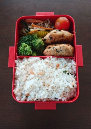 中学生女子弁当2024/04/17-レシピのメイン写真
