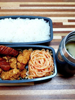 高校生男子お弁当24年4月17日-レシピのメイン写真