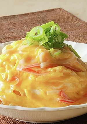 簡単プロの味☆カニかま天津飯甘酢☆ランチ-レシピのメイン写真