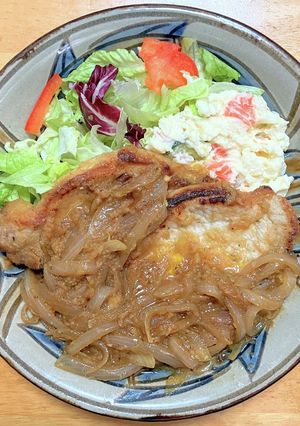 相葉マナブ☆豚ロース肉の生姜焼き-レシピのメイン写真