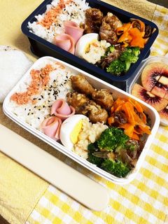 20240417娘ちゃん息子っちのお弁当-レシピのメイン写真