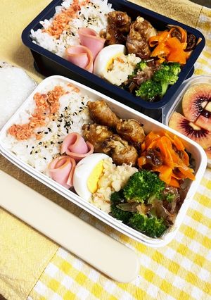 20240417娘ちゃん息子っちのお弁当-レシピのメイン写真