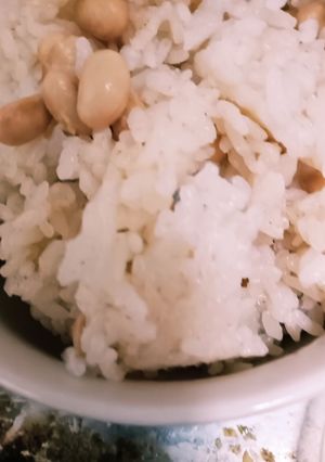 大豆の水煮で豆ごはん♪-レシピのメイン写真