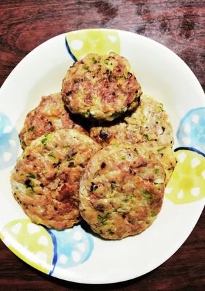 カレー風味★☆彩りグリルハンバーグ★☆-レシピのメイン写真