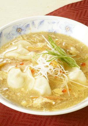 海老水餃子のサンラータン-レシピのメイン写真