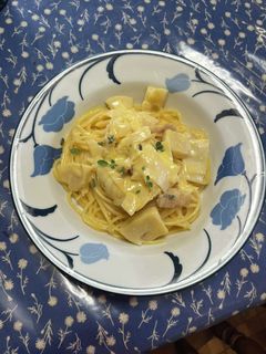 筍のカルボナーラスパゲッティ-レシピのメイン写真