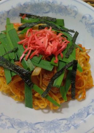 絶品！豚キムチの焼きそば-レシピのメイン写真