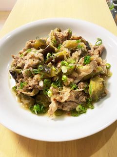 豚肉と茄子のみぞれ煮-レシピのメイン写真