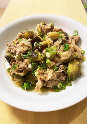 豚肉と茄子のみぞれ煮-レシピのメイン写真
