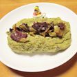 オートミールパウダーと焼き芋パン