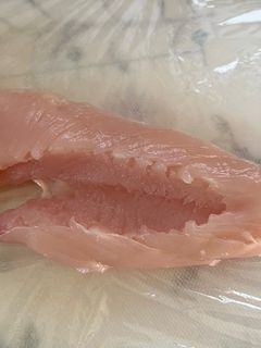 ささみの筋と筋膜を簡単に取る方法-レシピのメイン写真