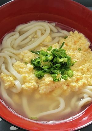 レンジDEうどん-レシピのメイン写真