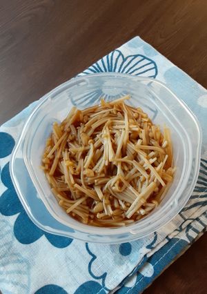 レンチンなめたけ-レシピのメイン写真