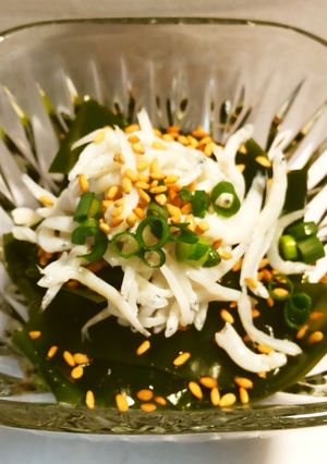 若どり生昆布と釜揚げしらすの酢の物-レシピのメイン写真