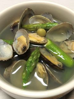 グリーンピースとあさりのスープ-レシピのメイン写真