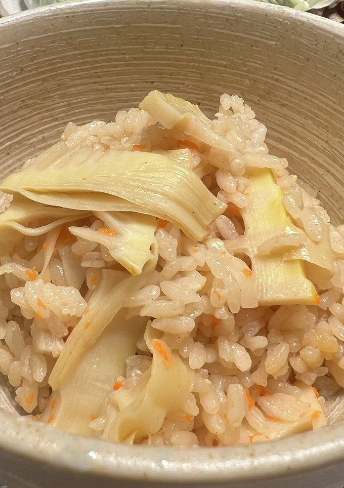 顆粒だしで簡単◎出汁濃いめたけのこご飯-レシピのメイン写真