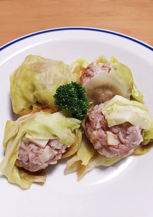 春キャベツとタケノコの焼売-レシピのメイン写真