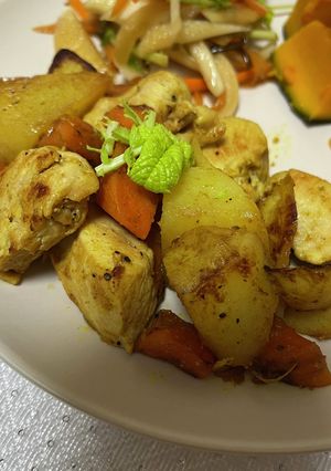 シンプルとりじゃがカレー炒め-レシピのメイン写真