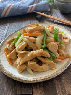 鶏むね肉の青椒肉絲風いため-レシピのメイン写真