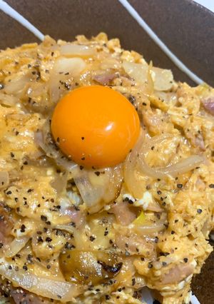 簡単♡美味しい♡カルボ丼♡-レシピのメイン写真