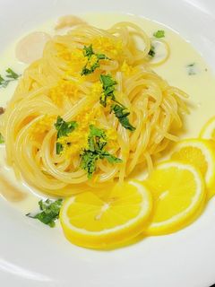 レモンクリームのパスタ-レシピのメイン写真