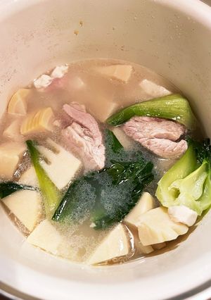旬の筍で作る中華スープ「腌篤鮮」-レシピのメイン写真
