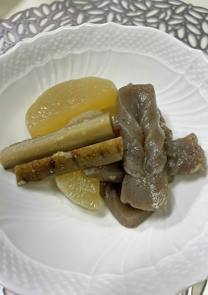 ごぼうとこんにゃくと大根煮-レシピのメイン写真