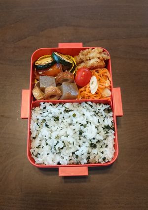中学生女子弁当2024/04/18-レシピのメイン写真