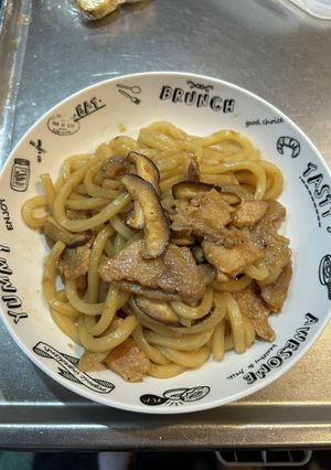 超簡単!!油不使用!一番ラクな焼きうどん-レシピのメイン写真