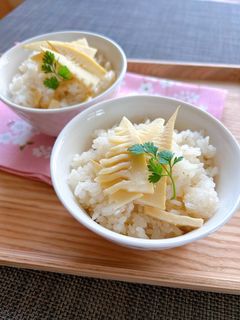 白だしだけ!簡単たけのこ炊き込みご飯-レシピのメイン写真