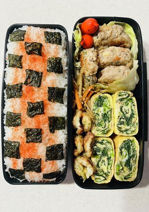 中学生弁当2024.3.17-レシピのメイン写真