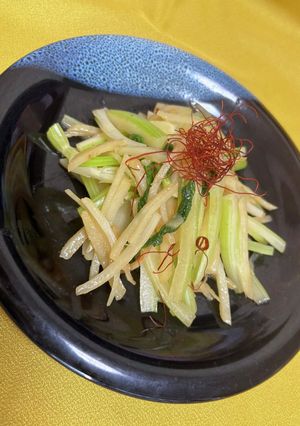 セロリとじゃがいものきんぴら-レシピのメイン写真