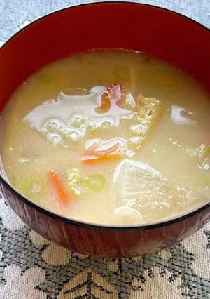 根菜たっぷり粕汁-レシピのメイン写真