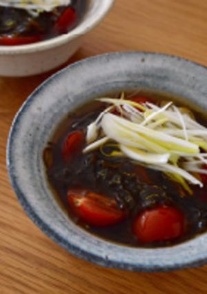 島らっきょうとトマトのもずく酢-レシピのメイン写真
