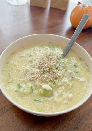 風邪の時に食べたい中華風粥-レシピのメイン写真