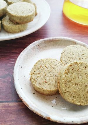 発酵バターのほうじ茶クッキー-レシピのメイン写真