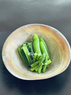 春野菜の新生姜お浸し-レシピのメイン写真