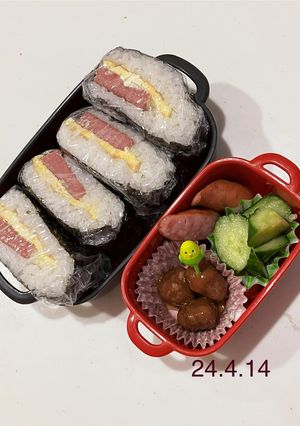 男子中学生のお弁当 299 @試合弁当-レシピのメイン写真