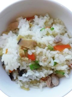 【保育園給食】たけのこの混ぜごはん-レシピのメイン写真