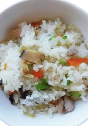 【保育園給食】たけのこの混ぜごはん-レシピのメイン写真