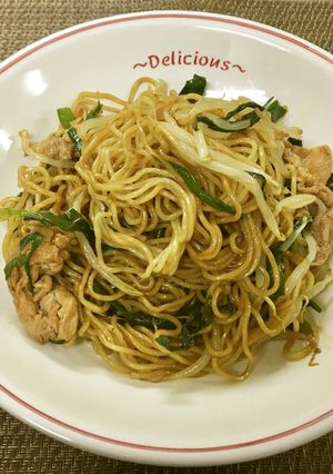 にらもやし焼きそば-レシピのメイン写真