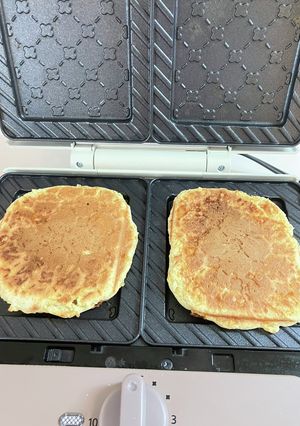 ホットサンドメーカーでパンケーキ-レシピのメイン写真