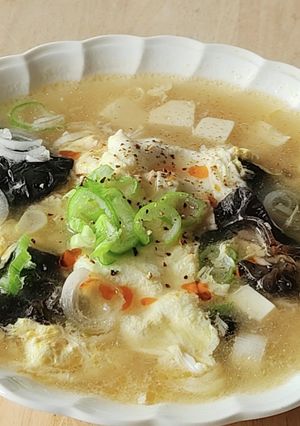 10分☆キクラゲ中華卵スープ☆簡単防災食-レシピのメイン写真