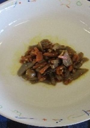 【学校給食】きんぴらごぼう-レシピのメイン写真