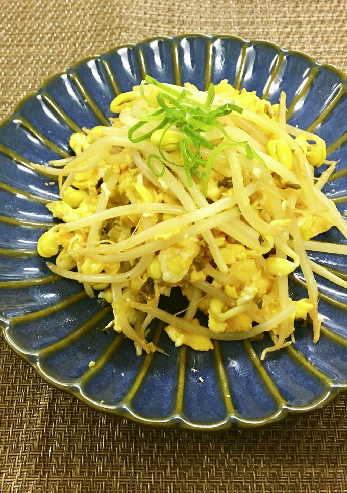 もやしと高菜の玉子炒め-レシピのメイン写真