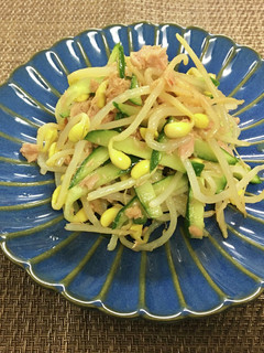 レンジ調理!ツナともやしのポン酢和え-レシピのメイン写真