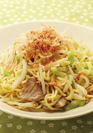 春野菜の白だし焼きそば-レシピのメイン写真