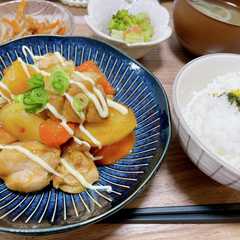 รูปของ 鶏とじゃがいもの中華風照り煮